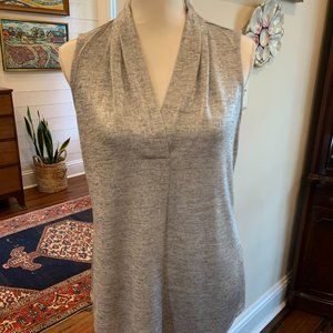 Calvin Klein silver sleeveless dressy top